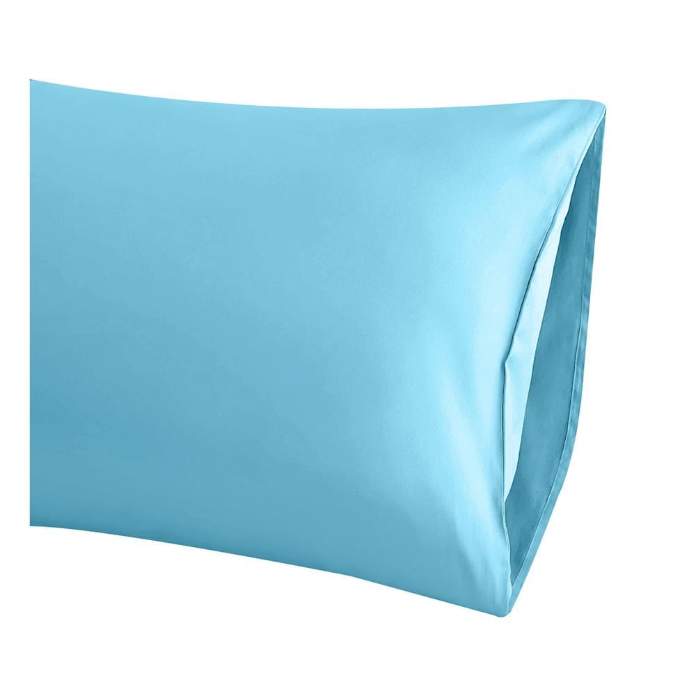 ปลอกหมอน BODY BED CLIP MICROTEX สีฟ้า
