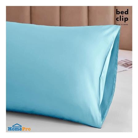 ปลอกหมอน BODY BED CLIP MICROTEX สีฟ้า_4