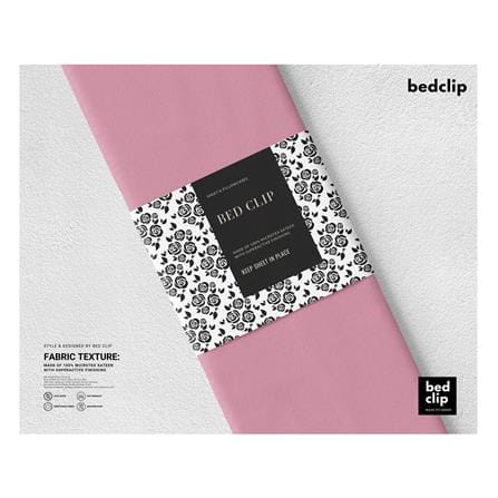 ปลอกผ้านวม BED CLIP MICROTEX 70X90 นิ้ว สี PINK_1