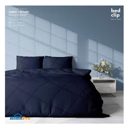 ปลอกผ้านวม BED CLIP MICROTEX 70X90 นิ้ว สี DARK BLUE_3