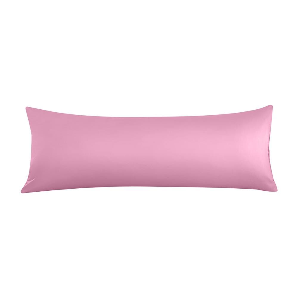 ปลอกหมอน BODY BED CLIP MICROTEX สีชมพู