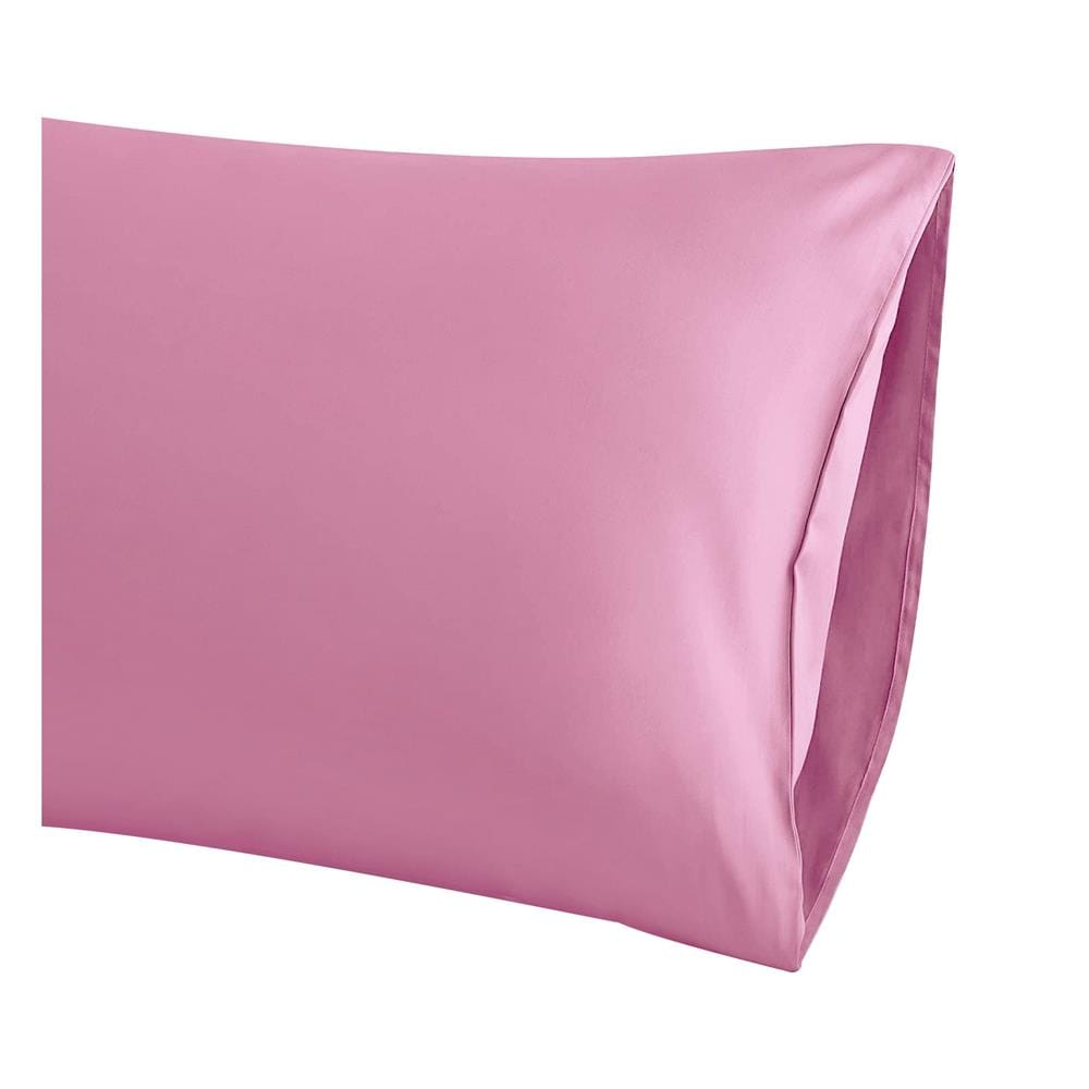 ปลอกหมอน BODY BED CLIP MICROTEX สีชมพู