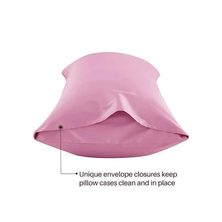 ปลอกหมอน BODY BED CLIP MICROTEX สีชมพู_1