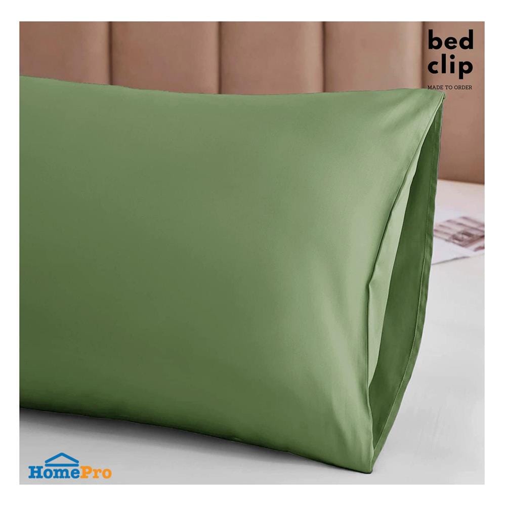ปลอกหมอน BODY BED CLIP MICROTEX สีเขียว