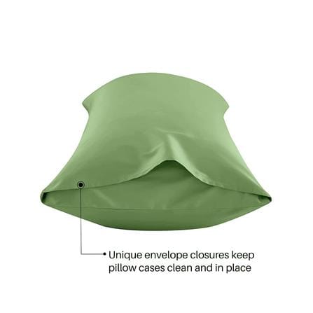 ปลอกหมอน BODY BED CLIP MICROTEX สีเขียว_1