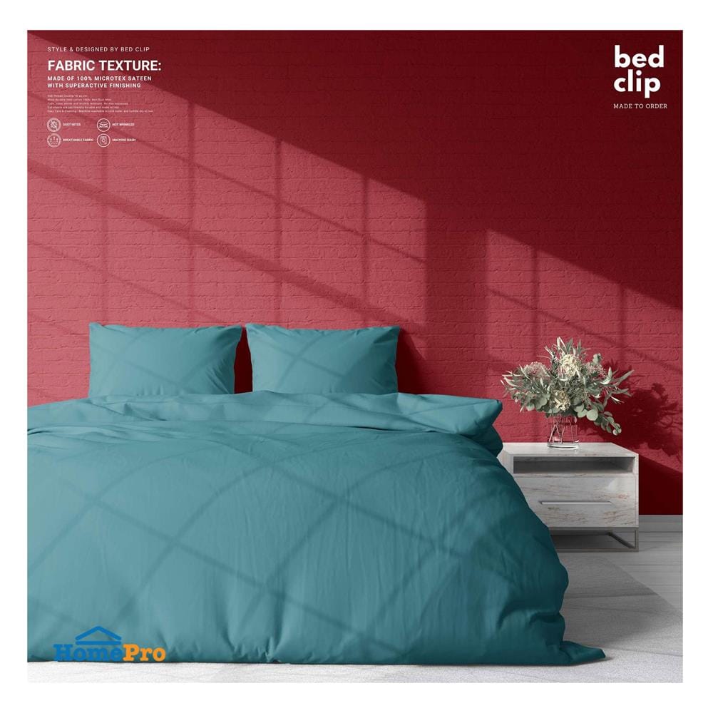 ปลอกผ้านวม BED CLIP MICROTEX 60X80 นิ้ว สี BLUE