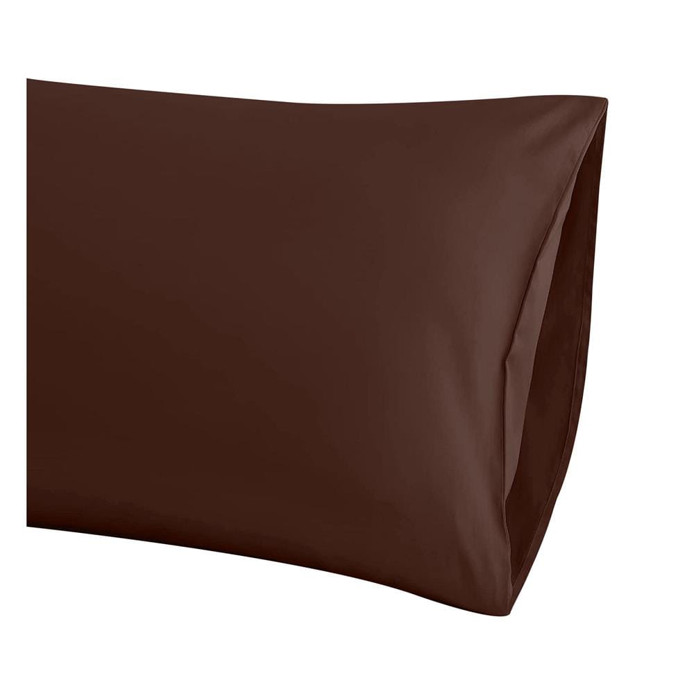 ปลอกหมอน BODY BED CLIP MICROTEX สีน้ำตาล