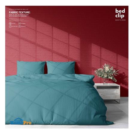 ปลอกผ้านวม BED CLIP MICROTEX 70X90 นิ้ว สี BLUE_3