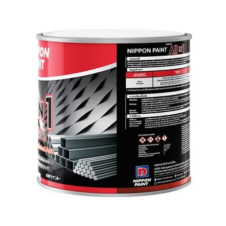 สีน้ำมัน NIPPON PAINT VINILEX ALL IN 1 #S910 สีน้ำตาล กึ่งเงา 1 แกลลอน_2