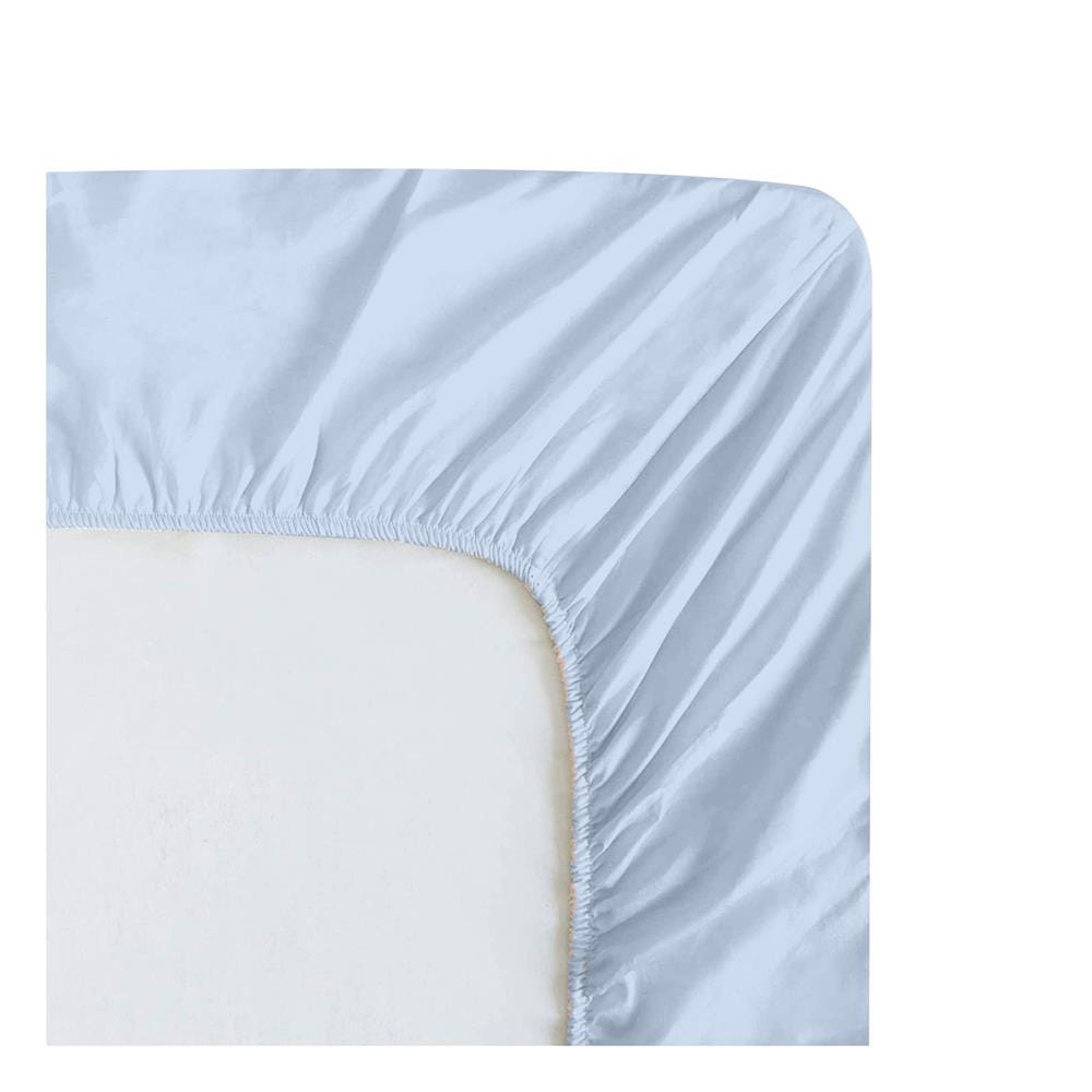 ชุดผ้าปูที่นอน 5 ฟุต 3 ชิ้น HOME LIVING STYLE AIR-FEEL สีฟ้า