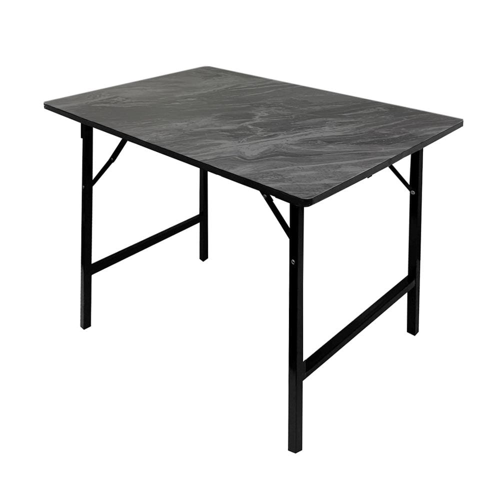 โต๊ะอเนกประสงค์เหลี่ยม FURDINI 60x90 ซม. ลายหินดำ