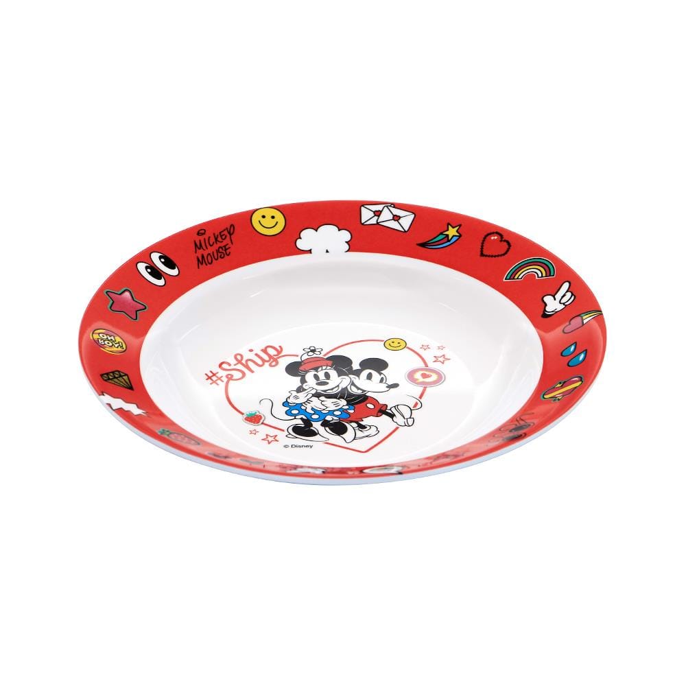 จานเมลามีนลึก 8 นิ้ว SUPERWARE MICKEY COUPLE