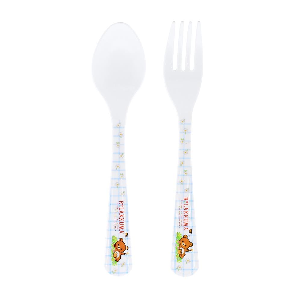 ชุดช้อนส้อมเมลามีน SUPERWARE RILAKKUMA FOREST