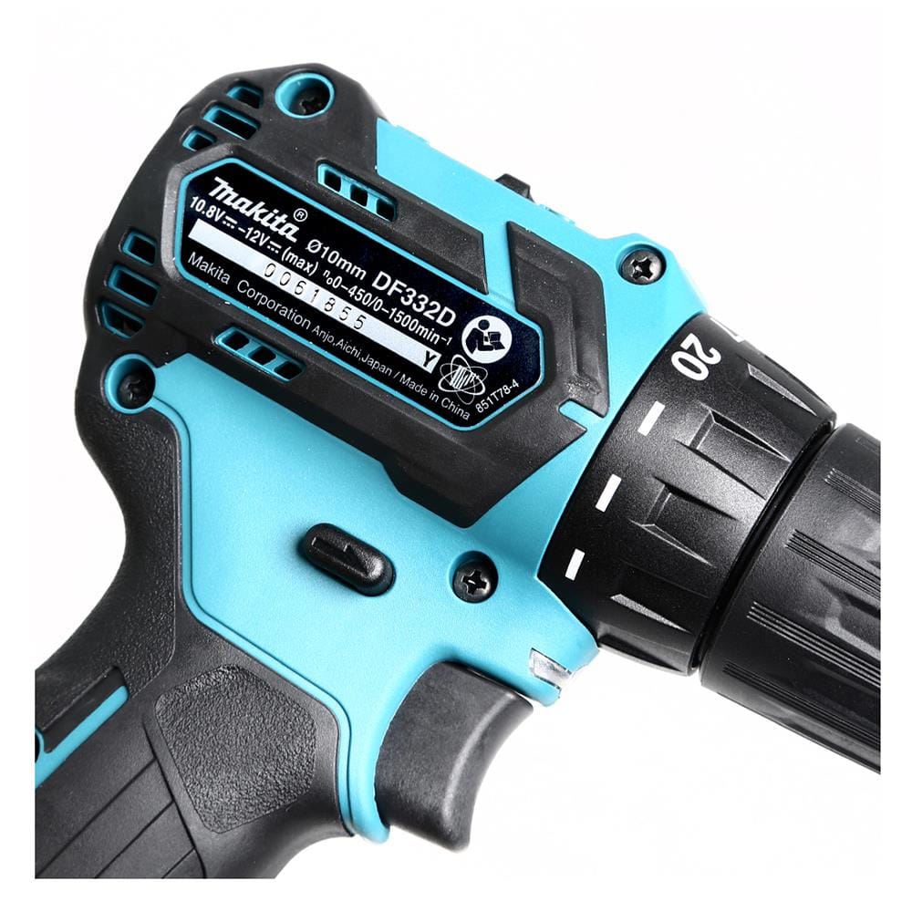 สว่านไขควงไร้สาย MAKITA DF332DWYE 10 มม. 12 โวลต์