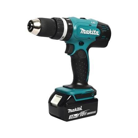 สว่านกระแทกไร้สาย (พร้อมแบตเตอรี่) MAKITA M011-DHP453FX13 13 มม. 18 โวลต์_0
