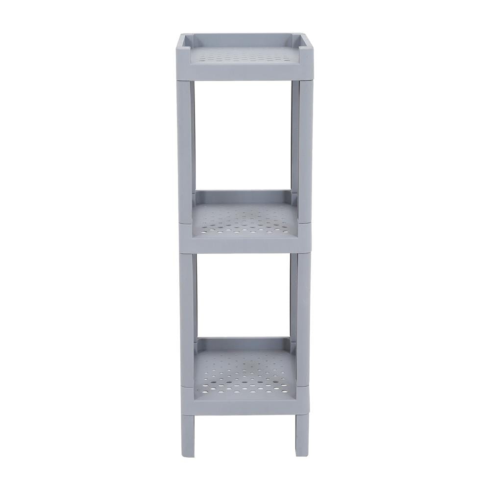 ชั้นวางของแคบ 3 ชั้น STACKO MONO 24x30x76 ซม. สีเทา