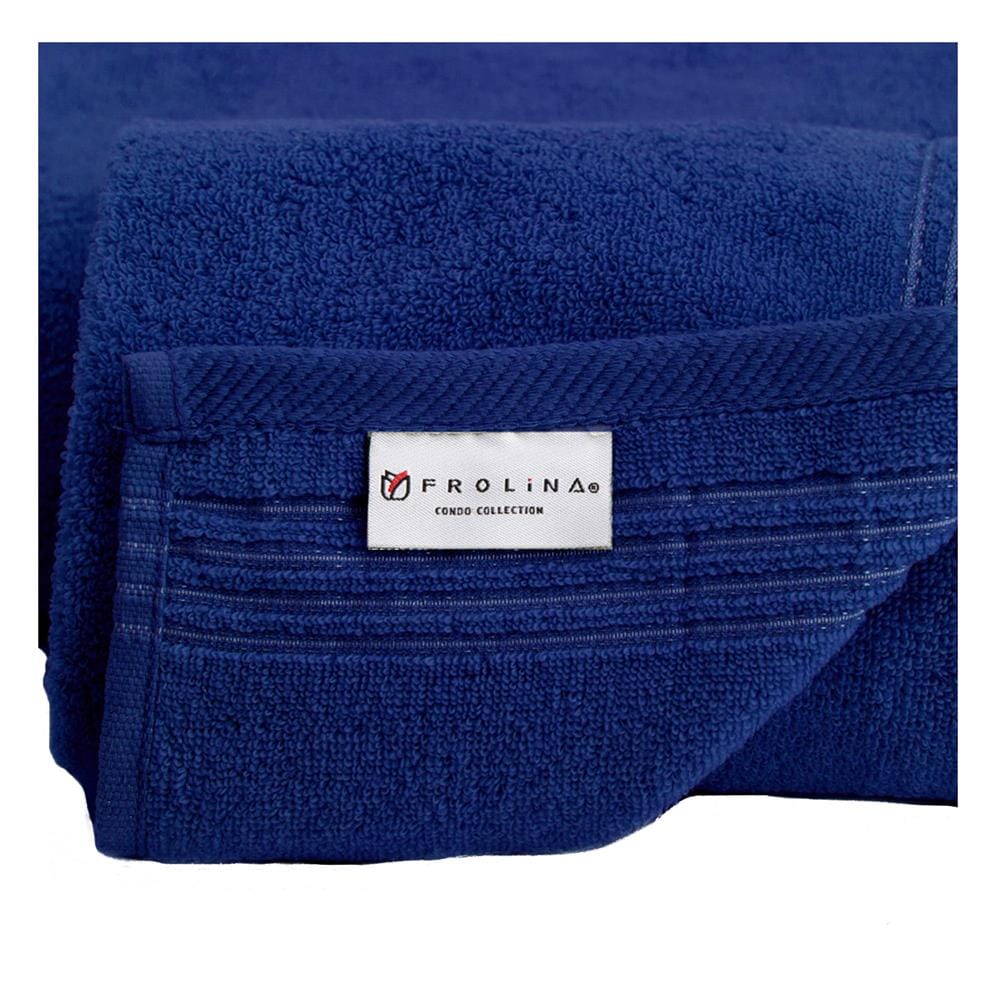 ผ้าขนหนู FROLINA CONDO 15.50x32 นิ้ว สีน้ำเงิน
