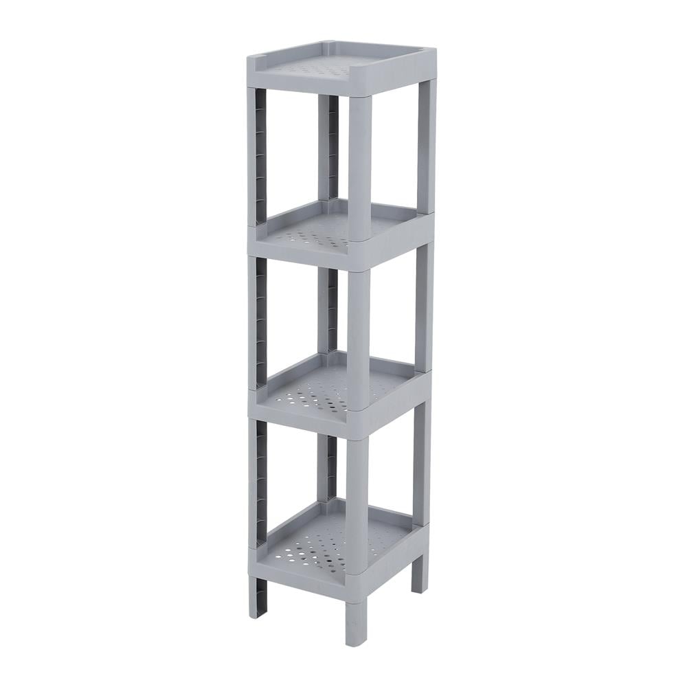 ชั้นวางของแคบ 4 ชั้น STACKO MONO 24x30x107 ซม. สีเทา