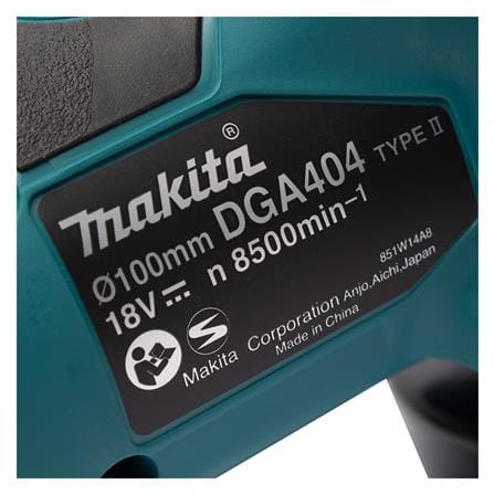 เครื่องเจียรไร้สาย (เฉพาะตัวเครื่อง) MAKITA M011-DGA404Z 4 นิ้ว 18 โวลต์ (20V MAX)_3