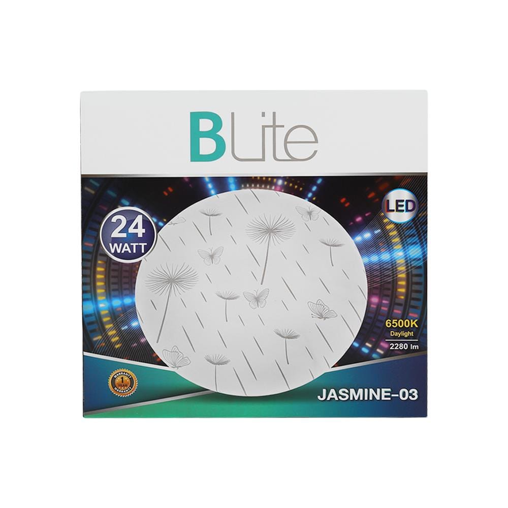ไฟเพดาน LED BLITE JASMINE-03 15 นิ้ว 24 วัตต์ DAYLIGHT สีขาว