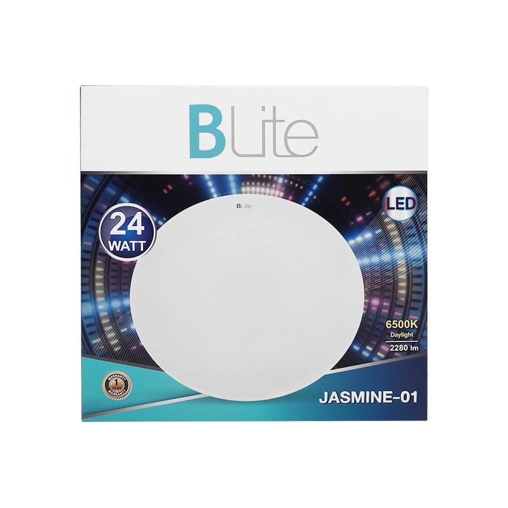 ไฟเพดาน LED BLITE JASMINE-01 15 นิ้ว 24 วัตต์ DAYLIGHT สีขาว