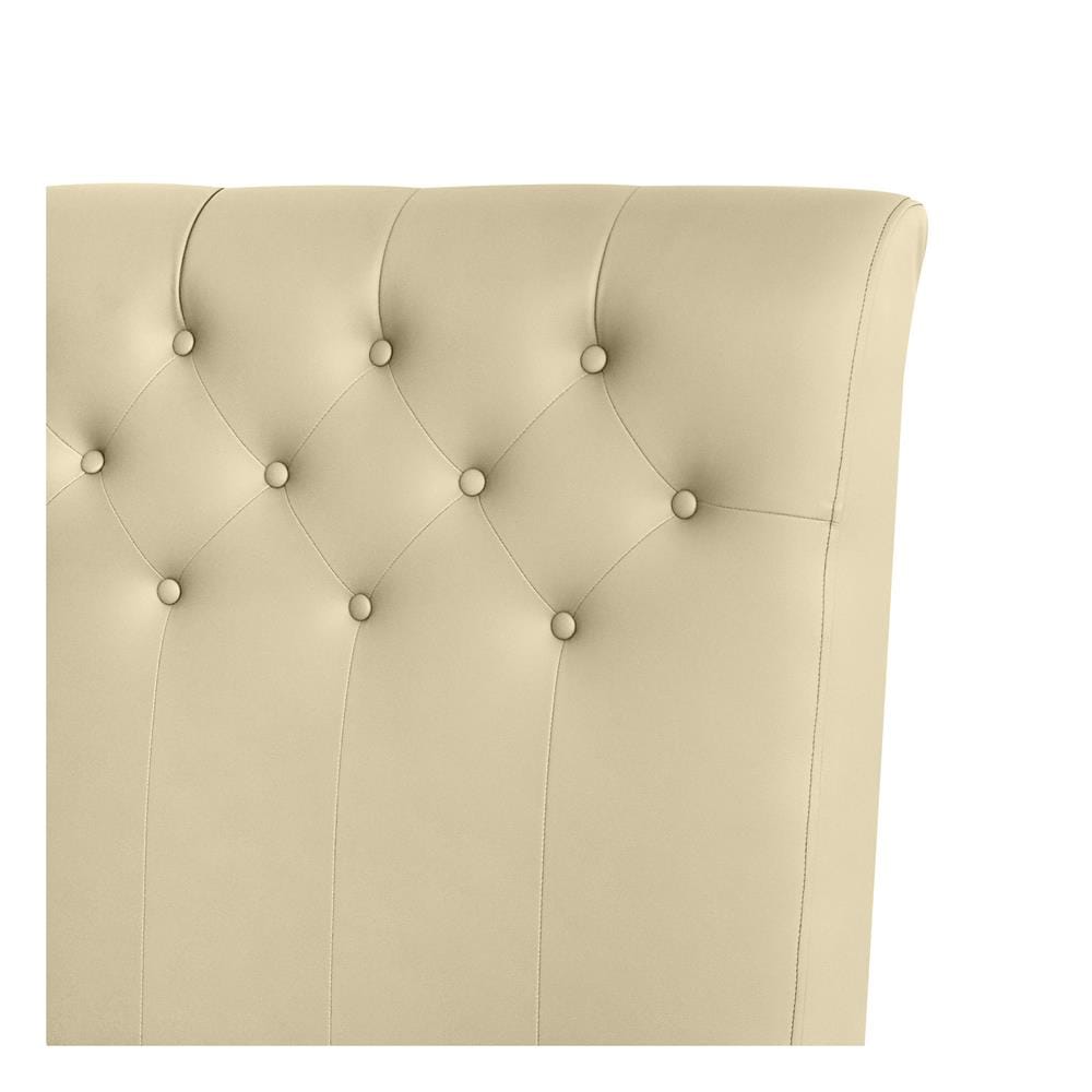 ฐานรองหัวเตียง 3.5 ฟุต HOME LIVING STYLE ROME-R สีครีม