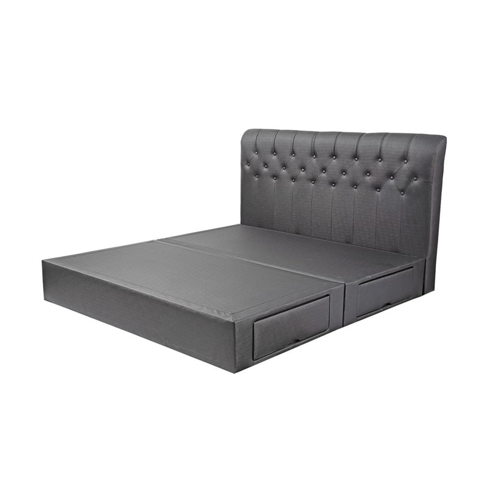 ฐานรองหัวเตียง 6 ฟุต HOME LIVING STYLE ROME-L สีดำ