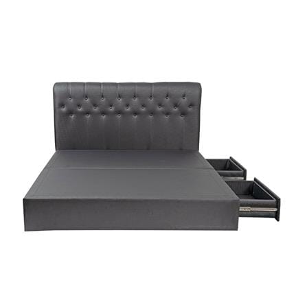 ฐานรองหัวเตียง 6 ฟุต HOME LIVING STYLE ROME-L สีดำ_1