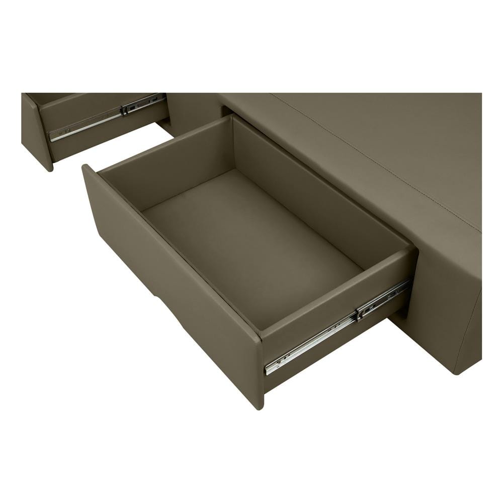 ฐานรองหัวเตียง 3.5 ฟุต HOME LIVING STYLE ROME-R สี TAUPE