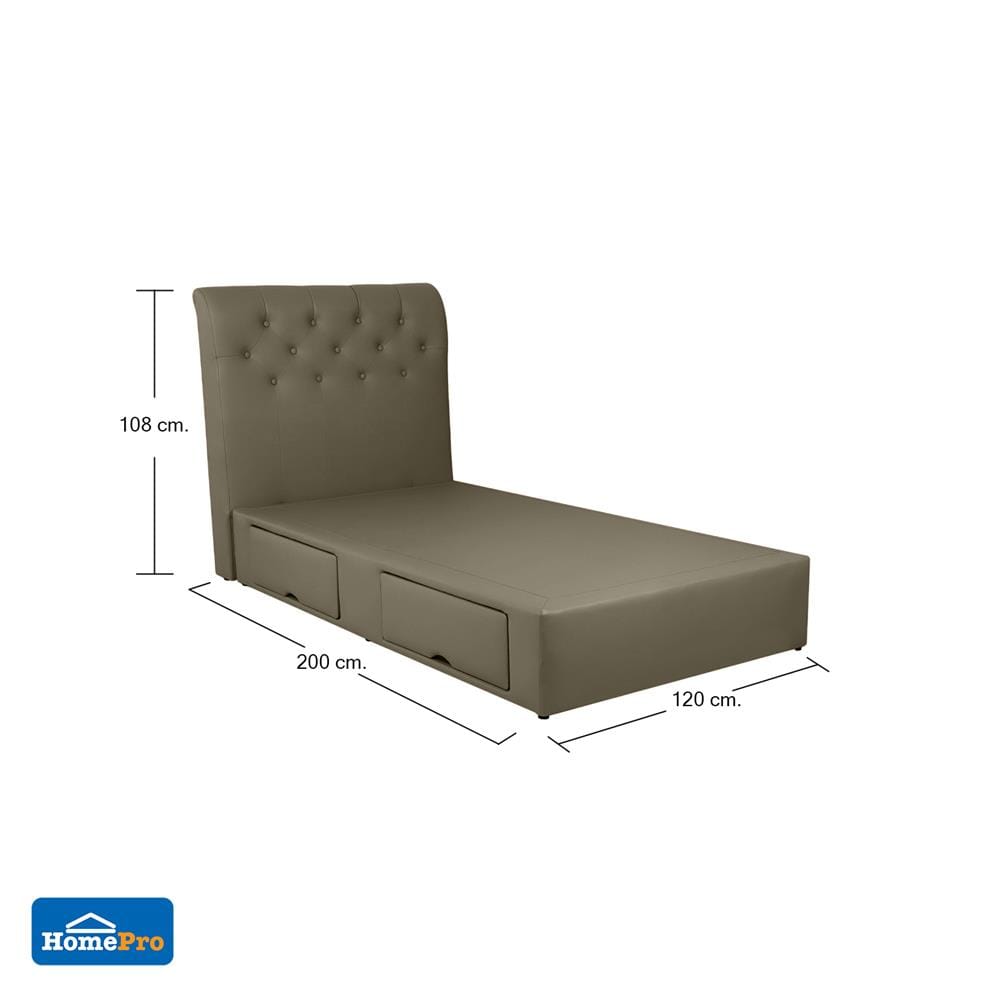 ฐานรองหัวเตียง 3.5 ฟุต HOME LIVING STYLE ROME-R สี TAUPE