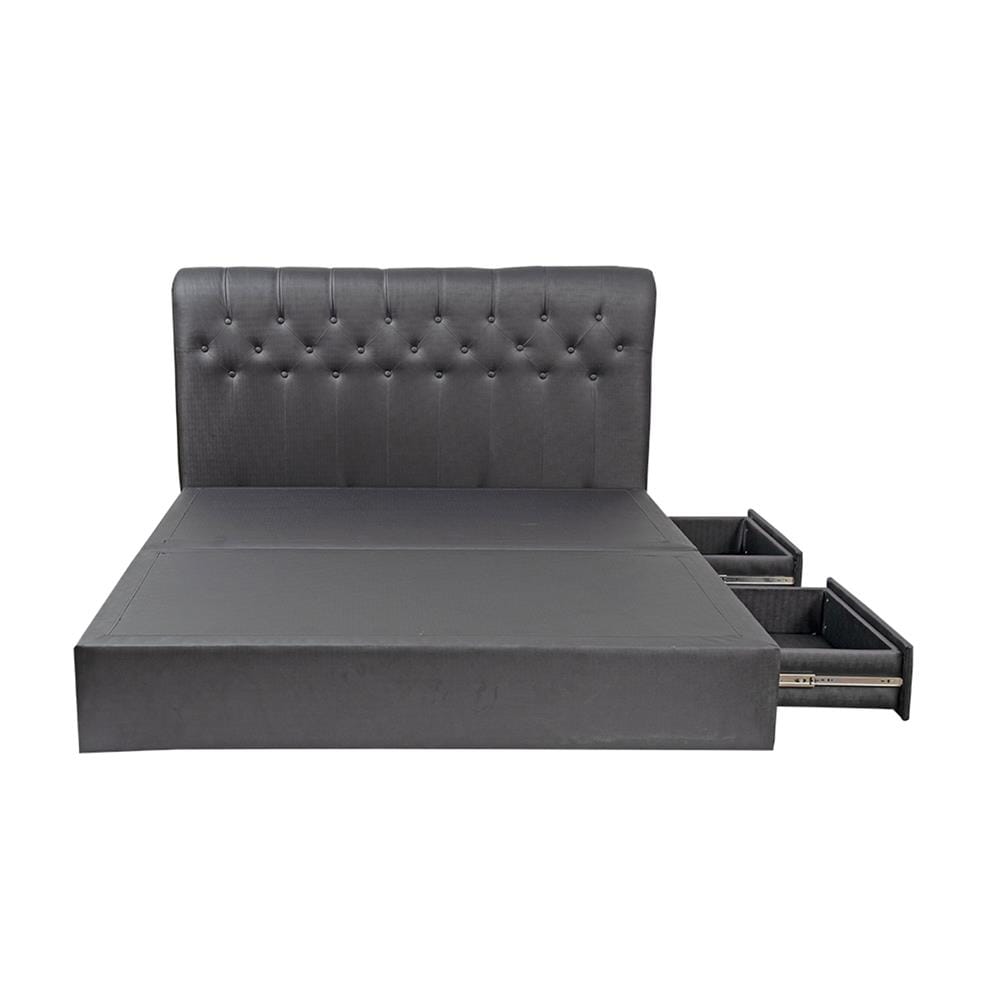 ฐานรองหัวเตียง 5 ฟุต HOME LIVING STYLE ROME-L สีดำ