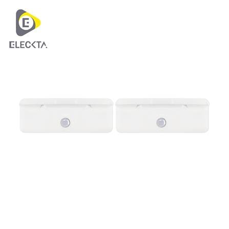 ไฟ LED อัตโนมัติ แบบเหลี่ยม ELECKTA 1 วัตต์ แสงขาว แพ็ก 2 ชิ้น