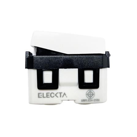 สวิตช์ 1 ทาง 1 ช่อง ELECKTA BASIC สีขาว_1