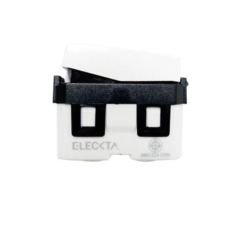 สวิตช์ 2 ทาง 1 ช่อง ELECKTA BASIC สีขาว_1