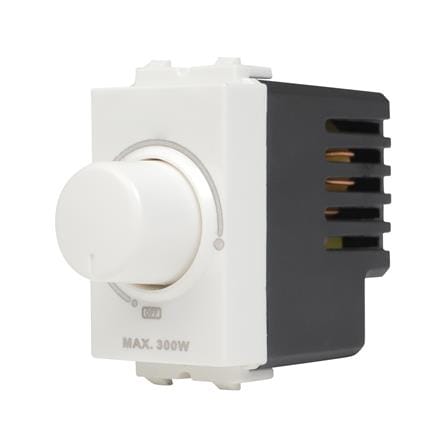 สวิตช์หรี่ไฟ ELECKTA BASIC 300 วัตต์ สีขาว_1