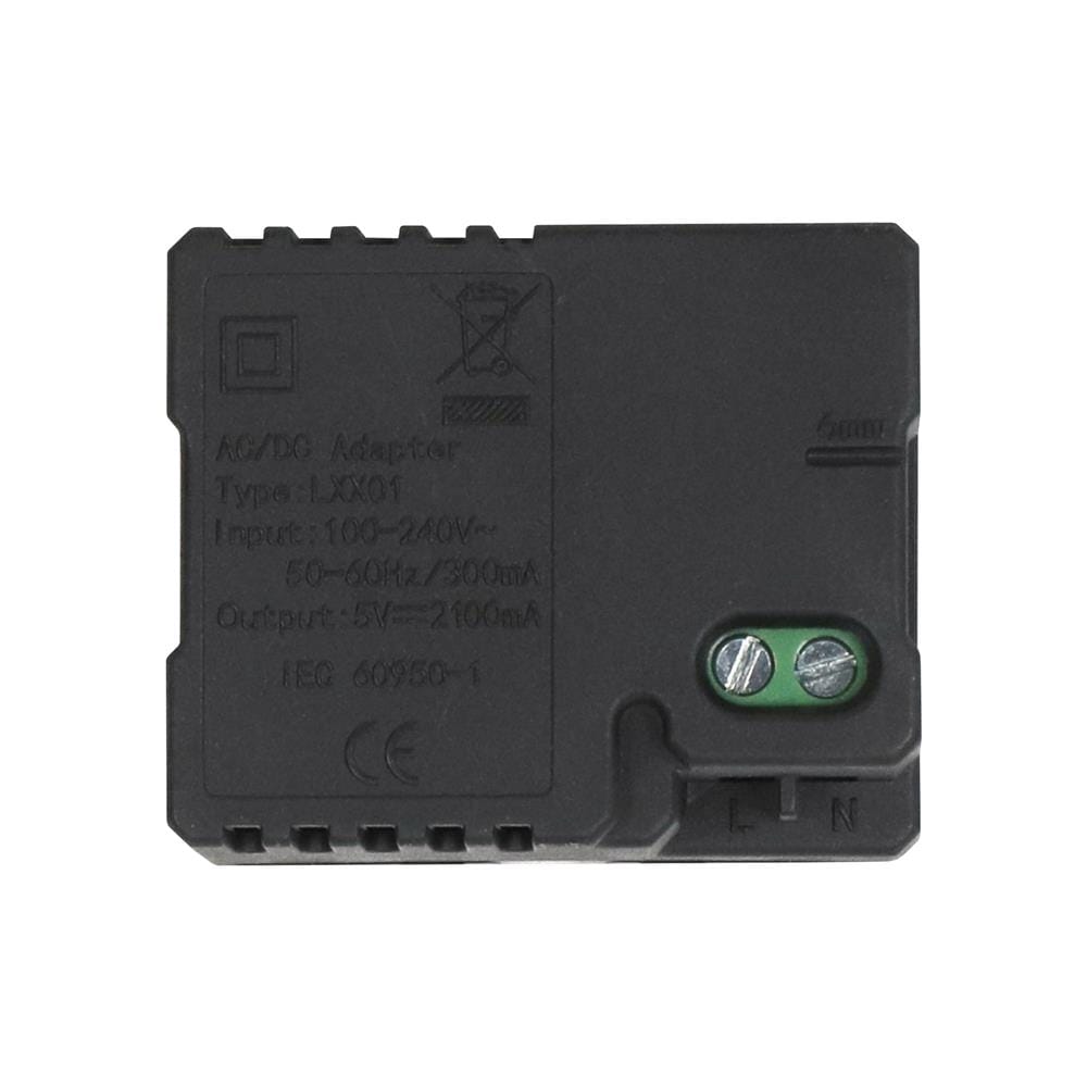 เต้ารับ USB 1 ช่อง + TYPE C 1 ช่อง ELECKTA BASIC สีขาว