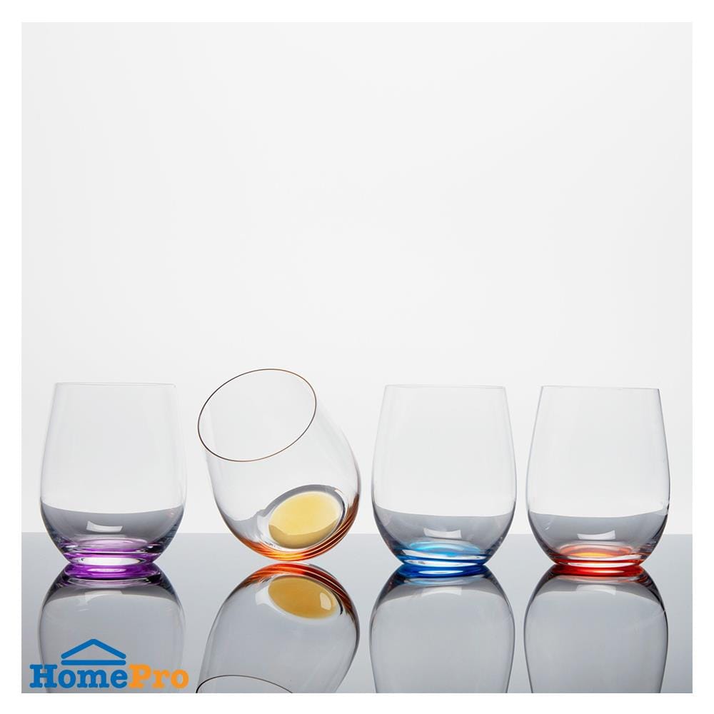 แก้วน้ำ 320 มล. RIEDEL O WINE TUMBLER HAPPY Vol.2 แพ็ค 4 ใบ