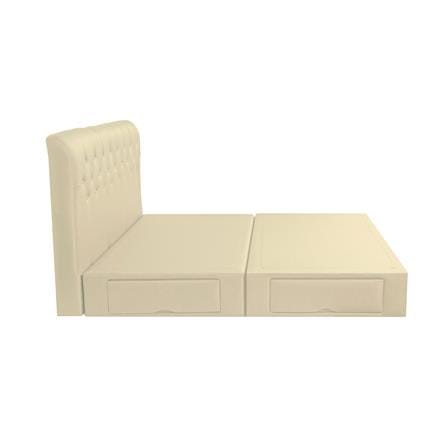 ฐานรองหัวเตียง 5 ฟุต HOME LIVING STYLE ROME-R สีครีม_2