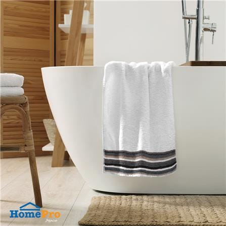 ผ้าขนหนู HOME LIVING STYLE SMITH 27X54 นิ้ว สีขาว_4