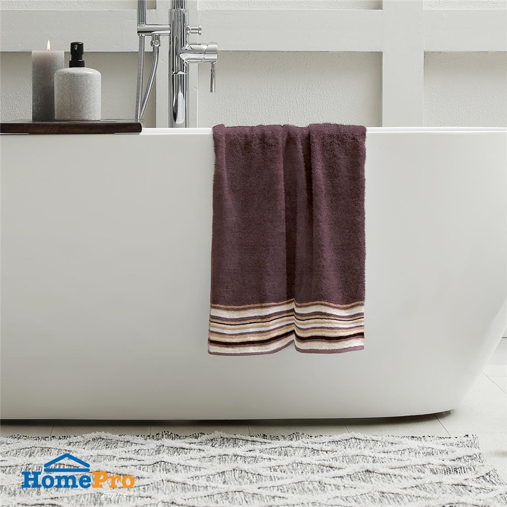 ผ้าขนหนู HOME LIVING STYLE SMITH 30X60 นิ้ว สีน้ำตาล