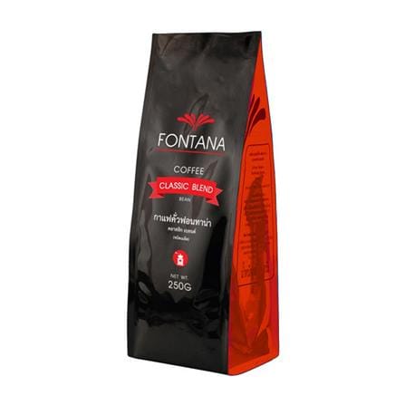 กาแฟคั่วเมล็ด FONTANA คลาสสิก 250 กรัม