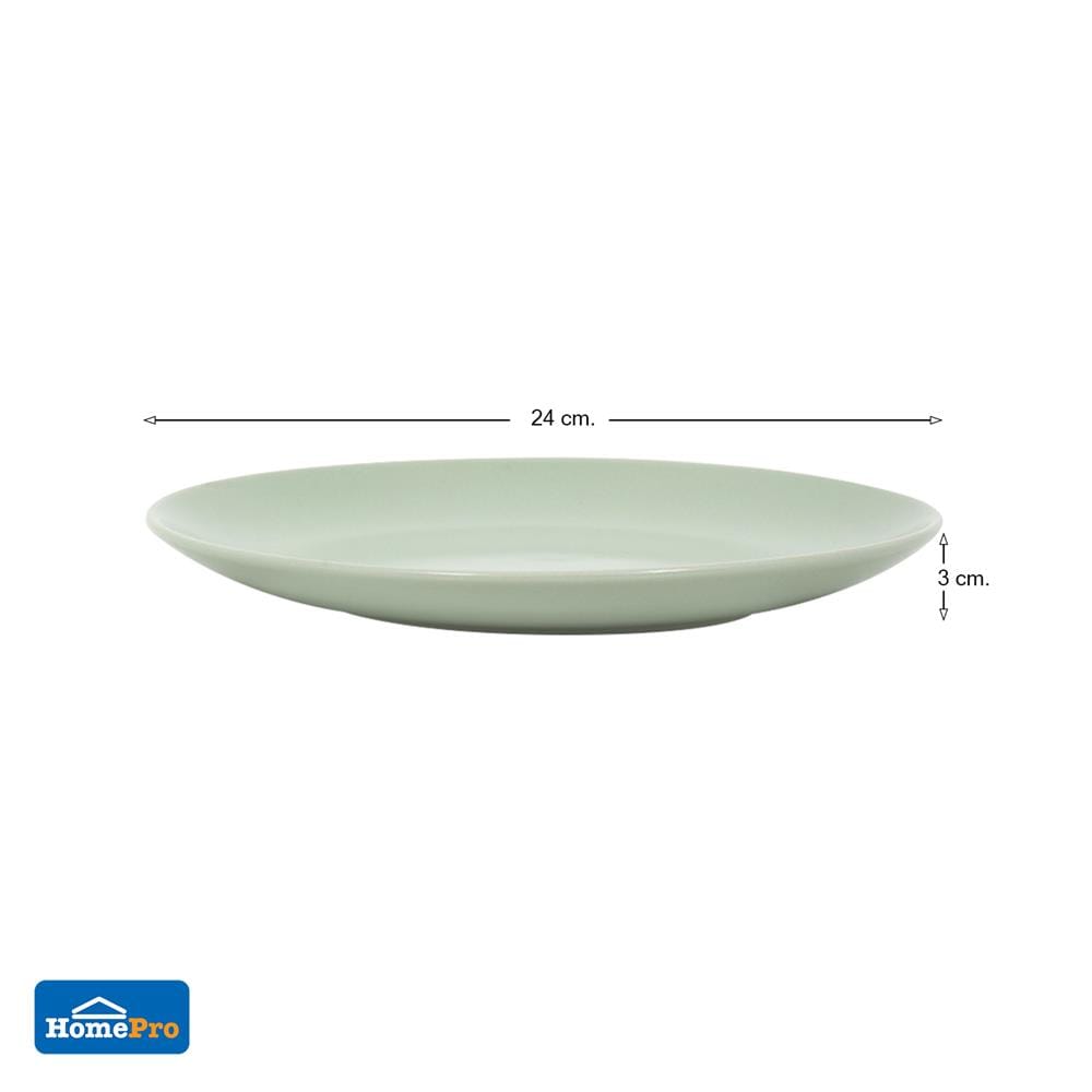 จานบัวเซรามิก 9.5" KECH LANZO GREEN