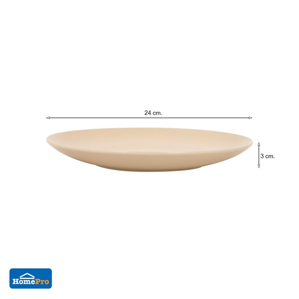 จานบัวเซรามิก 9.5" KECH LANZO BEIGE