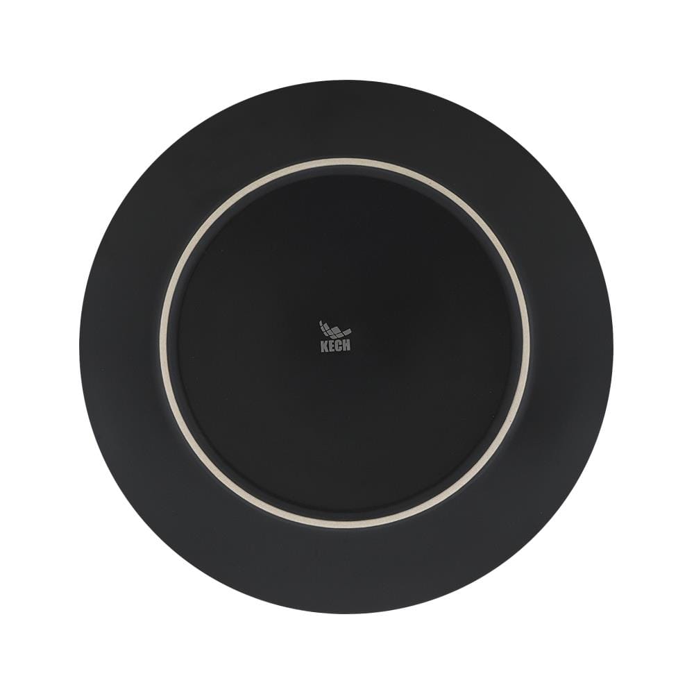 จานบัวเซรามิก 10" KECH LANZO BLACK