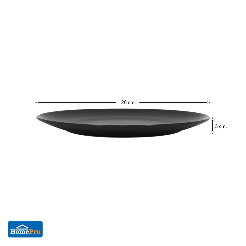 จานบัวเซรามิก 10" KECH LANZO BLACK