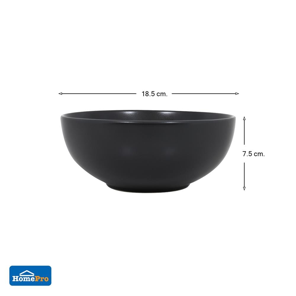 ชามเซรามิก 7.5 นิ้ว KECH LANZO BLACK