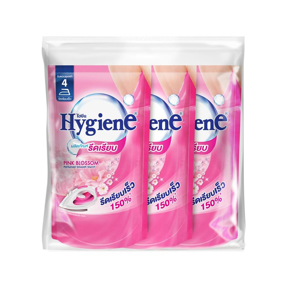 รีฟิลน้ำยารีดผ้า HYGIENE PINK BLOSSOM 500 มล. (แพ็ก 3 ชิ้น)