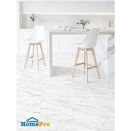 กระเบื้องพื้นพอร์ซเลน  16x16 นิ้ว COTTO โปรมาร์เบิล ขาว ExC PM 0.96 ตร.ม._5