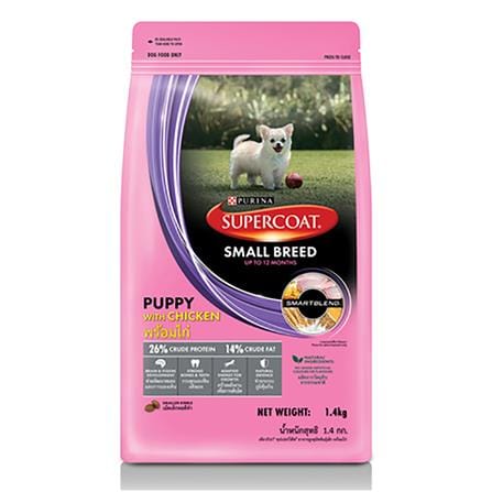 อาหารสุนัข SUPERCOAT PUPPY SMALL BREED CHICKEN 1.4 กก._0