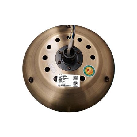 พัดลมไม่มีโคมไฟ CARINI CN01-52N 52 นิ้ว 5 ใบพัด สีน้ำตาล/ทองรมดำ_6